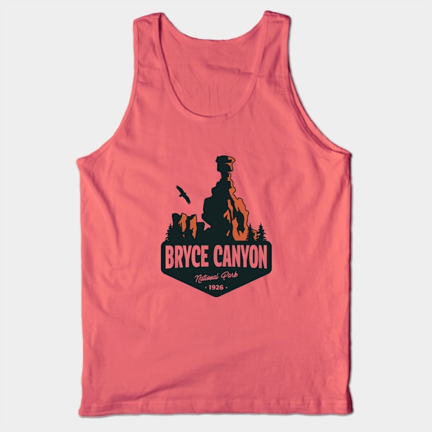 Bryce Canyon National Park Retro Vintage Design Tank Top by Terrybogard97